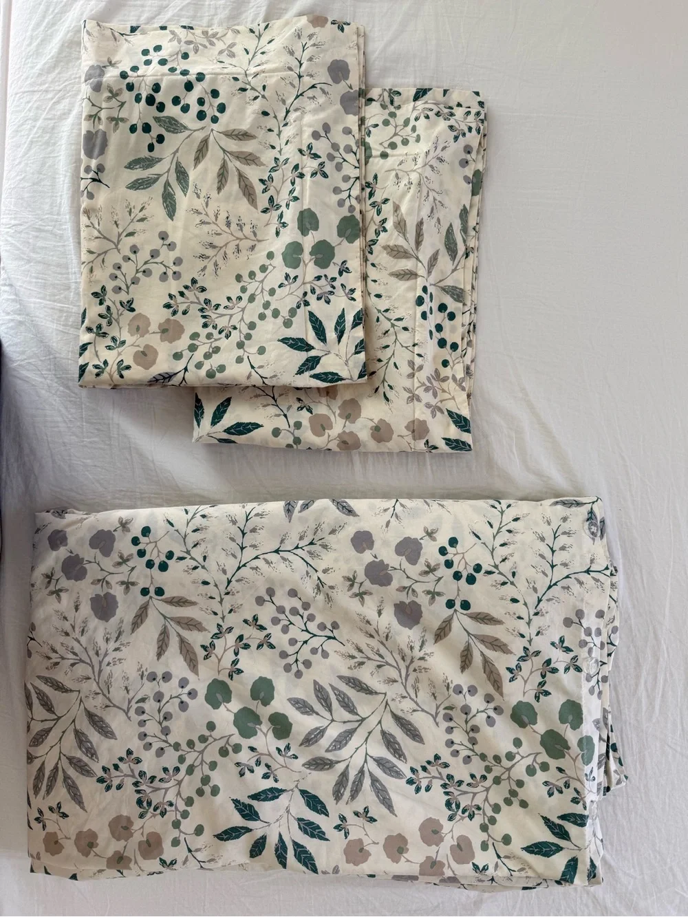 LL Bean Queen Duvet Set
